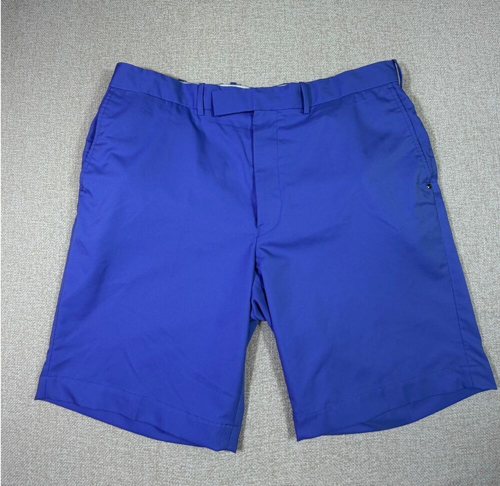 RLX Ralph Lauren Men 38 Blue Shorts Athleisure Golf Preppy Vacation Cruisewear